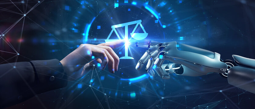 Business, Technology, Internet and network concept. Labor Law Lawyer Legal. 3d illustration
