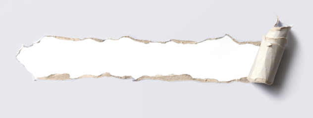 引き裂かれ、穴の空いた白い紙の背景テクスチャー