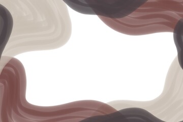 Abstract textured and aesthetic watercolor background with a frame