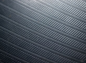 black plastic with beautiful pattern background texture closeup