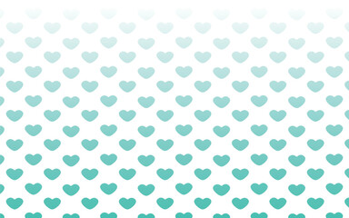 ハートの背景　ハートのアレンジ　　青系