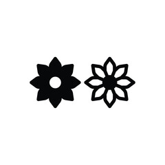 Black solid icon for similar