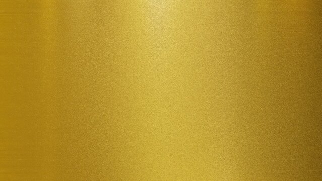 Abstract background shiny metallic gradient background with light flare reflection, gold color 