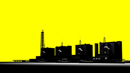 原子力発電所のイラスト1