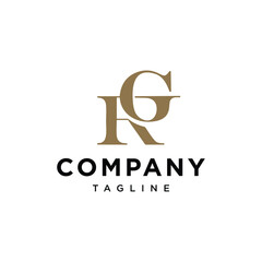 Fototapeta premium Letter R and G vector logo template.eps