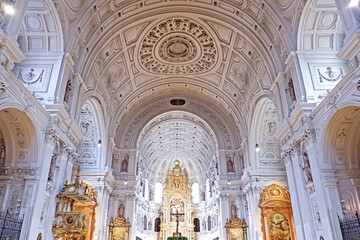 Fototapeta na wymiar Detail of architecture of catholic church