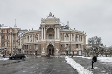Fototapeta premium Opera theater in Odessa, Ukraine