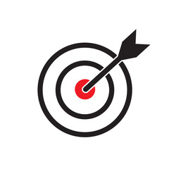 Target icon vector logo design template