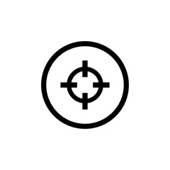 Target icon vector logo design template