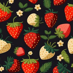 a variety of strawberries