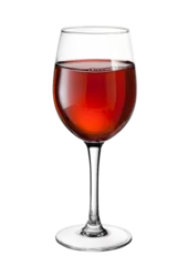 Keuken foto achterwand Glass of red wine isolated. PNG transparency. © POSMGUYS