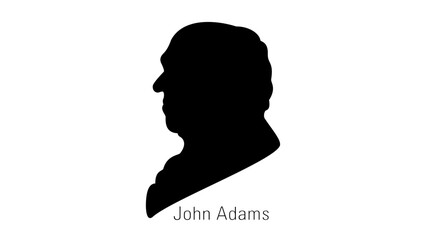 John Adams silhouette