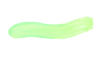 Concept of paints, paint smear isolated on white background