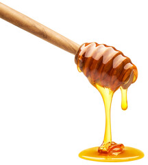 Honey dripping from dipper - 566523730