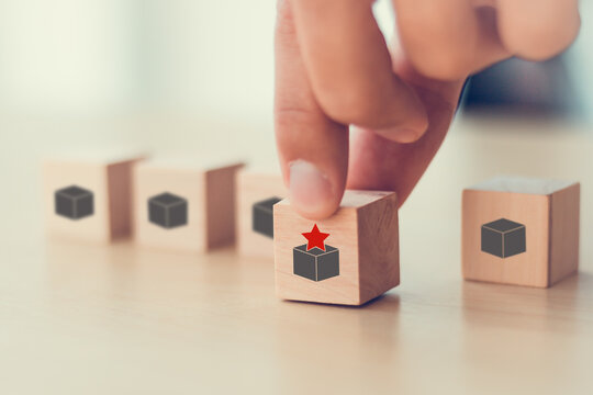 Differentiation strategy concept. Providing uniqueness, different and distinct from competitors, creating competitive advantages. Special, limited, exclusive, VIP, made to order, customization product