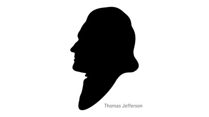 Thomas Jefferson silhouette