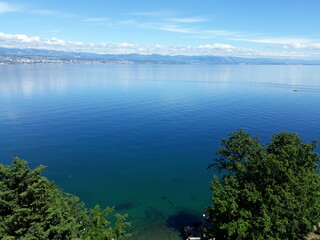 View of the Kvarner, Croatia, a bay in northern Adriatic sea