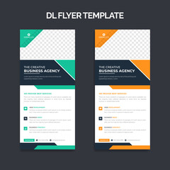 Corporate Business Dl rack card flyer template design