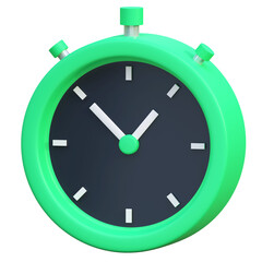 timer icon gym and fitness 3d illustration