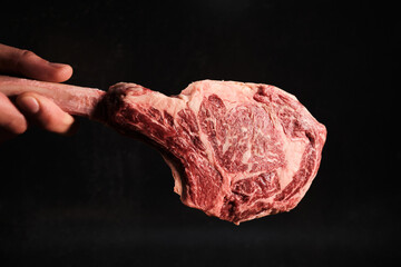 Tomahawk raw Beef