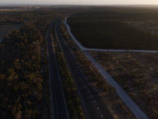 Highway at sunset - Western Australia