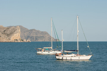Obraz premium yacht in the bay