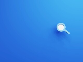 虫眼鏡　背景　3D