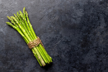 Bunch of fresh asparagus