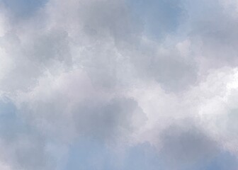 Aesthetic Water Color Background Illustration