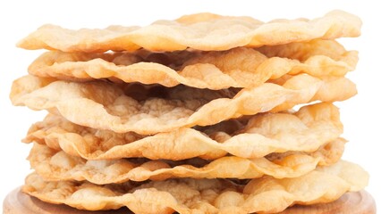 Layers of cake Napoleon. Bakery Oriental bread 