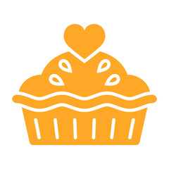 Pie Multicolor Glyph Icon