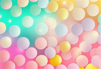 abstract colorful bokeh background