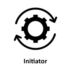 Beginning, cogwheel Vector Icon which can easily modify or edit

