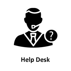 Client support, consultant Vector Icon which can easily modify or edit

