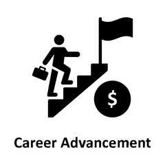 Advancement, career Vector Icon Fully Editable

