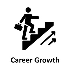 Career ladder, job promotion Vector Icon which can easily modify or edit
