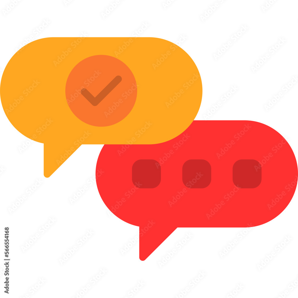 Sticker conversation icon