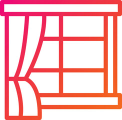 Window Vector Icon Design Illustration