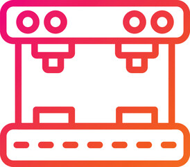 Coffee machine Vector Icon Design Illustration