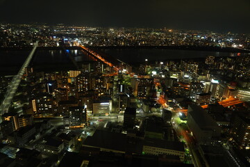 Fototapeta na wymiar 大阪夜景