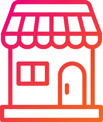 Shop Vector Icon Design Illustration