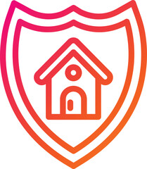 House protection Vector Icon Design Illustration