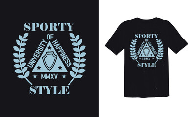 sporty... t shirt design concept