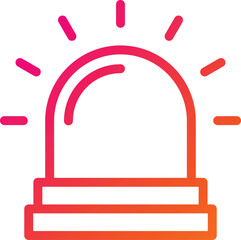 Fire alarm Vector Icon Design Illustration