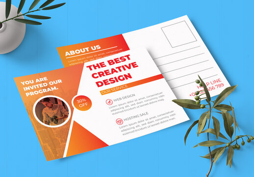 Business Post Card Design Template