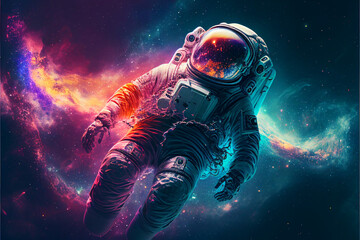 astronaut in space