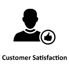 Customer satisfaction, feedback Vector Icon

