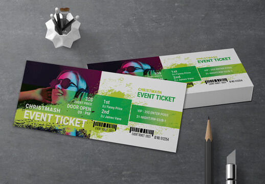 Night Event Ticket Party Design