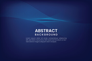 Abstract technology background with glowing stripes.