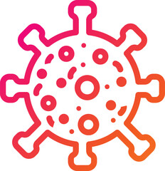 Virus Vector Icon Design Illustration